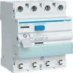 Hager CDS 425 D Fehlerstrom-Schutzschalter, 4polig, 25A, 30mA, Typ A