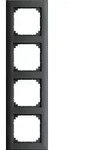 Merten 486414 Rahmen 4-fach, M-PLAN, anthrazit