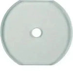 Berker 1095 Glasabdeckmittelplatte f&uuml;r Drehschalter/-taster, Serie Glas, klar