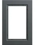 Gira 100123 Abdeckrahmen 1,5-fach, Gira E2, anthrazit