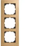 Merten MEG4053-3470 Holzrahmen, 3-fach, M-PLAN, Buche