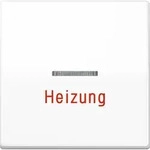 Jung AS591HWW 1-fach Wippe, Aufschrift "Heizung", mit Lichtleiter, Duroplast, Serie