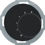 Berker 20262035 Temperaturregler mit Wechsler und, Serie R.Classic, schwarz...