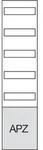 Hager ZU37VT5APZ2 Verteilerfeld 5-reihig mit APZ