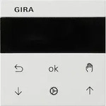 Gira 536627 S3000 Jalousie- und Schaltuhr Display, System 55, reinwei&szlig; seidenmatt
