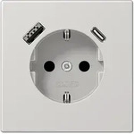 Jung LS1520-15CALG Schutzkontakt-Steckdose 16 A 250 V ~, mit USB-Ladeger&auml;t 1 x Typ A