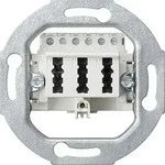 Gira 003302 TAE-Anschlussdose TAE 3 x 6 NFN Einsatz Wei&szlig;
