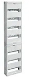 Hager ZU37XS Verteilerfeld mit senkr. PE/N-Klemmen 7-reihig f&uuml;r 1100mm
