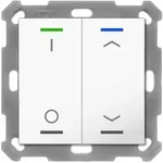MDT BE-TAL55T2.D1 KNX Taster Light 55 2-fach, RGBW, mit Temperatursensor,...