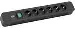 Bachmann 350.001 Steckdosenleiste PRIMO 2, 6x Schutzkontaktsteckdose, 1x Schalter,