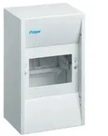 Hager GD104N, Aufputz-Miniverteiler f&uuml;r 4 Module