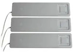Heitronic 23019 Unterbauleuchte Cortina mit Fernbedienung, 3er Set, 7,2 W, 2900 -