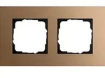 Gira 021238 Abdeckrahmen 2-fach, Gira Esprit, bronze
