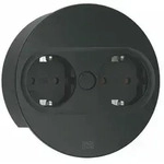 Bachmann 946.100 Steckdoseneinheit TWIST 2, 2x Schutzkontaktsteckdose, 2,0 m
