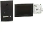 Ritto RGE2094150 Listo Video Einfamilienhaus-Set TwinBus IP, Anthrazitgrau, UP