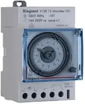 Legrand 412812 MicroRex T31F, analoge Tageszeitschaltuhr ohne Gangreserve, 230V