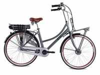 E-Bike LLOBE "Rosendaal 3 Lady, 13Ah" E-Bikes Gr. 50 cm, 28 Zoll (71,12 cm), grau
