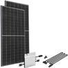 OFFGRIDTEC Solaranlage "Solar-Direct 830W HM-600" Solarmodule Schuko-Anschluss, 5 m