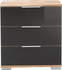 Nachtkonsole WIMEX "Easy" Sideboards Gr. B/H/T: 52 cm x 56 cm x 38 cm, 3, grau