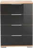 Nachtkommode WIMEX "Easy" Sideboards Gr. B/H/T: 52 cm x 74 cm x 38 cm, 4, grau