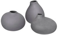 BLOMUS Dekovase "NONA, aus Porzellan, unglasiert" Vase in 3 unterschiedlichen...