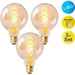 N&Auml;VE LED-Leuchtmittel "Dilly", Energieeffizienz: G (A-G), gelb (amber),...