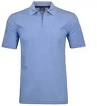 Poloshirt RAGMAN, Herren, Gr. 6XL, blau (blau, 718), Piqu&eacute;, 61% Baumwolle, 39%