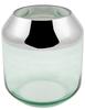 Teelichthalter FINK "SMILLA" Kerzenhalter Gr. H: 20,6 cm, bunt (grün, silberfarben)