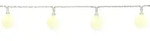 LED-Lichterkette "Globini", wei&szlig;, Dioden 20 Stk. Flammen 20 Stk., Gesamtl&auml;nge