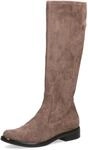 Caprice Schlupfstiefel, Blockabsatz, Langschaftstiefel in klassischer Linie, XS
