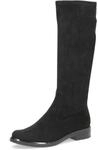 Caprice Schlupfstiefel, Blockabsatz, Langschaftstiefel in klassischer Linie, XS