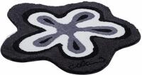 Badematte COLANI "Colani 1" Gr. 53, grau (anthrazit), H:24mm, Kunstfaser, Badematten,