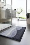 Badematte GRUND Gr. 3, grau (anthrazit), rechteckig (70cm x 120cm ), 1 Stk.,