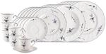 Geschirr-Set VILLEROY & BOCH "Kombiservice Vieux Luxembourg 30er Set wei&szlig;-blau",