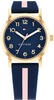 Quarzuhr TOMMY HILFIGER "SPORT, 1720037" Armbanduhren blau (dunkelblau, rosa) Kinder