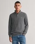 Gant Troyer "COTTON PIQUE HALF ZIP" mit Piqu&eacute;-Struktur