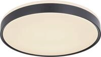 GLOBO LIGHTING LED Deckenleuchte "SONNY", schwarz (wei&szlig;), &Oslash; 49cm H: 10cm, 1 Stk.,