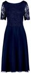 Cocktailkleid VERA MONT "Damen mit Spitze", Damen, Gr. 40, Normalgr&ouml;&szlig;en, blau