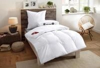 RIBECO Daunenbettdecke "Emily" extrawarm F&uuml;llung 80% Daunen und 20% Federn 1...