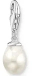 Charm-Einh&auml;nger THOMAS SABO "Perle Silber", bunt (silberfarben, wei&szlig;), Charms,