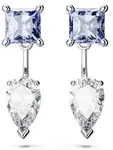 Paar Ohrstecker SWAROVSKI "MESMERA", bunt (metallfarben, kristallwei&szlig;, blau,