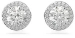 Paar Ohrstecker SWAROVSKI "Una Angelic Stern", wei&szlig; (metallfarben,...