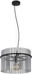 GLOBO LIGHTING Pendelleuchte "GORLEY", schwarz (schwarz matt), 1, &Oslash; 40cm H: 150cm, 1
