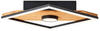 Deckenleuchte BRILLIANT "Woodbridge" Lampen Gr. Höhe: 6,2 cm, schwarz (schwarz,
