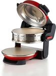 Ariete Pizzaofen "927R Doppelpizzaofen f&uuml;r 2 Pizzen gleichzeitig, rot"