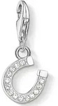 Charm-Einh&auml;nger THOMAS SABO "Hufeisen", bunt (silberfarben, wei&szlig;, wei&szlig;), Charms,