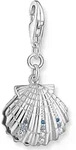 Charm-Einh&auml;nger THOMAS SABO "Muschel-Optik", blau (silberfarben, mehrfarbig,...