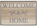 Fu&szlig;matte "Welcome Home" Gr. 2, beige (beige, grau), B:50cm H:7mm L:75cm,...