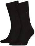 Tommy Hilfiger Socken "TH MEN SOCK CLASSIC 2P" 2 Paar, Mit eingestricktem...