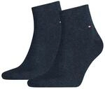 Tommy Hilfiger Kurzsocken "TH MEN QUARTER 2P" 2 Paar, weicher, elastischer